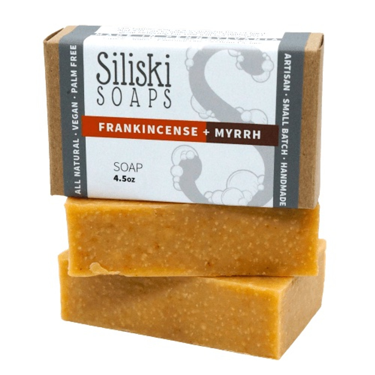 Frankincense & Myrrh Soap with Essential Oils - for Sensitive Skin