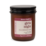6 oz. amber glass jar candle from Slower Days Co., labeled Girls’ Night