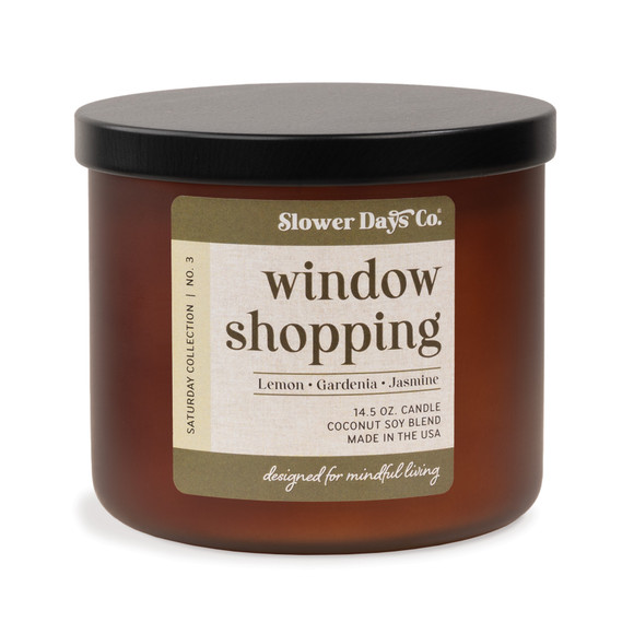 Slower Days Co. - Window Shopping 14.5 oz Jar Candle