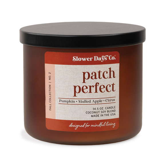 Slower Days Co. - Patch Perfect 14.5 oz Jar Candle