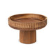 Cottage Bloom Wooden Tabletop Pedestal