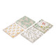 Cottage Bloom Acrylic Coasters S/4