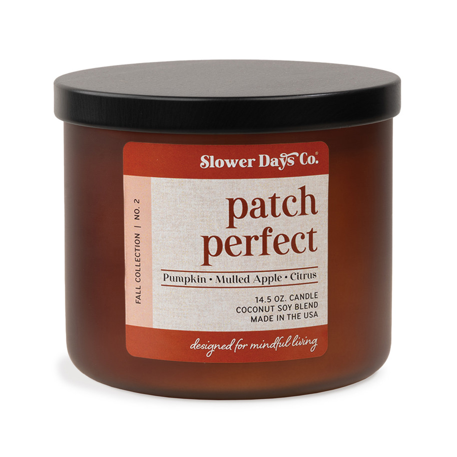 Slower Days Co. - Patch Perfect 14.5 oz Jar Candle