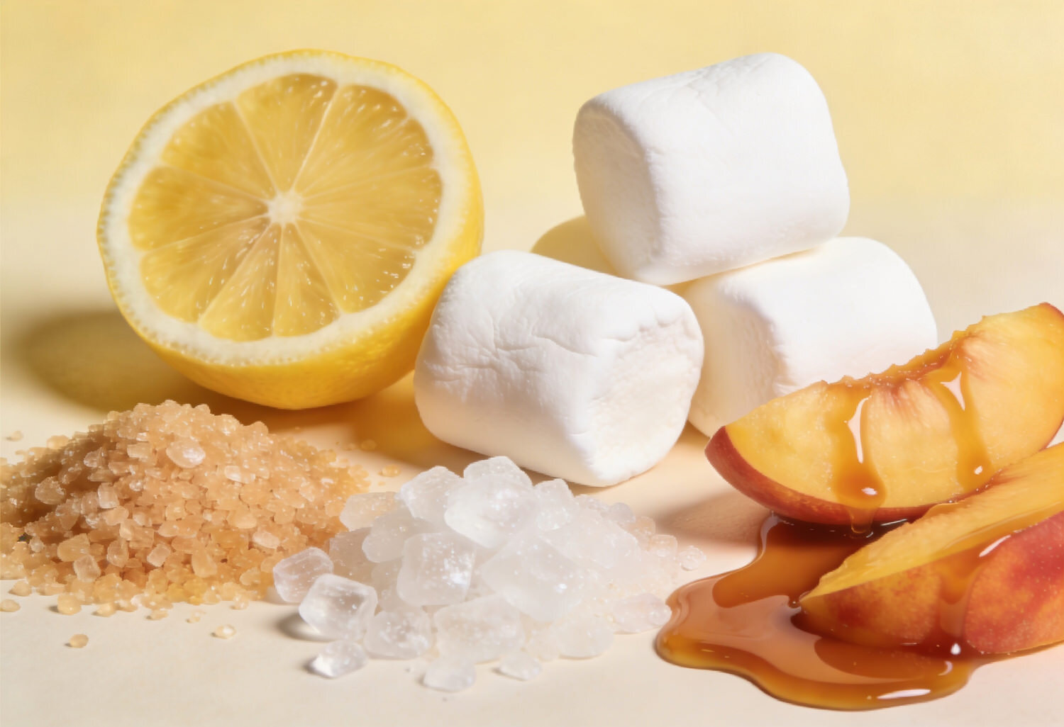 Shop our Dessert First fragrance: a blend of lemon, marshmallow and sugar.
