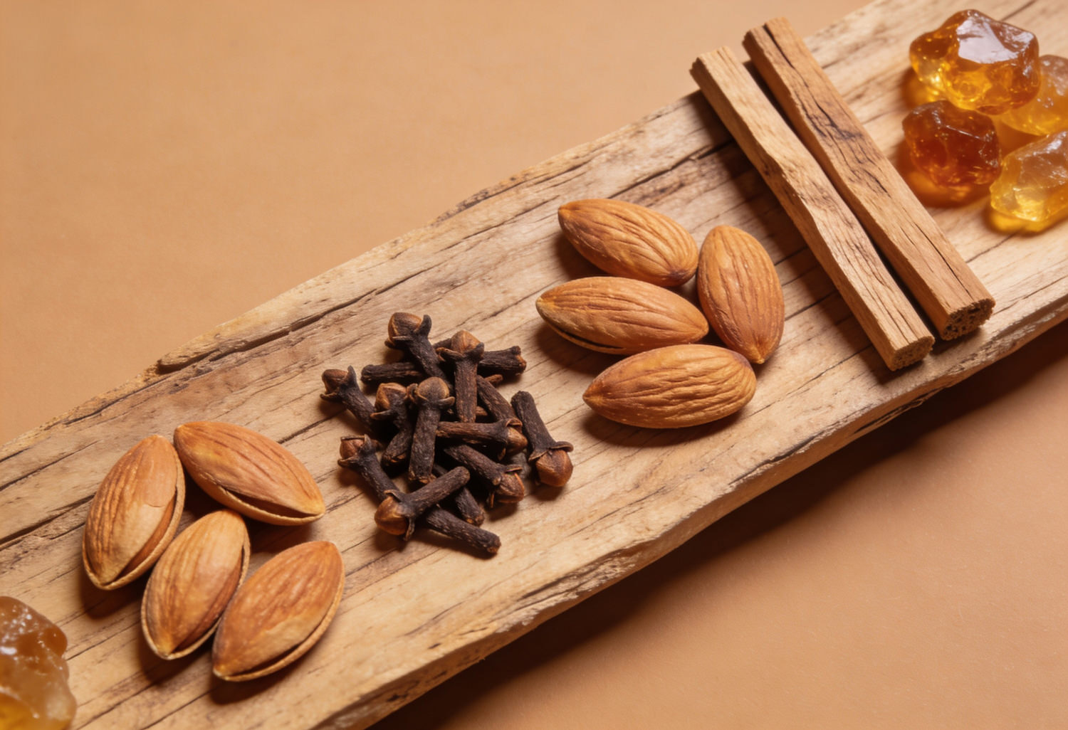 Shop our Comfort Zone fragrance: a blend of almond, clove and sandalwood.