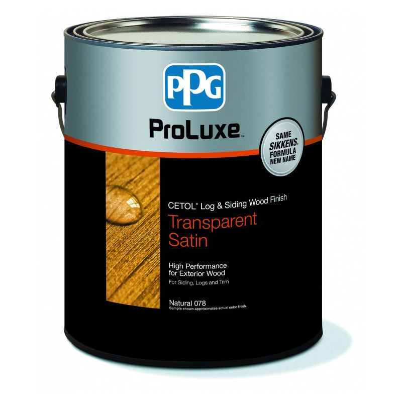 Sikkens PPG Proluxe Cetol Log and Siding Finish Guide