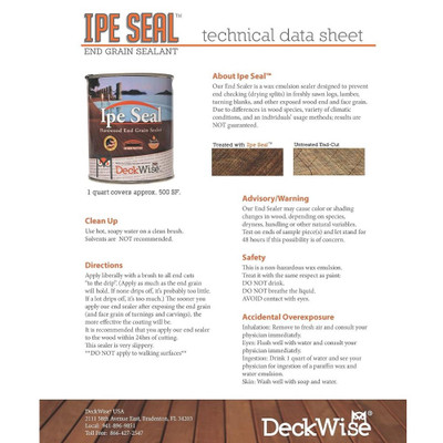 Ipe End Grain Sealer - view 2
