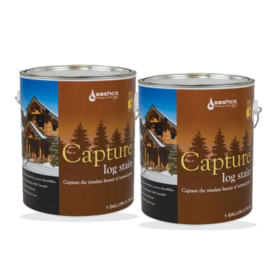 Sashco Capture Log Stain – 2 Gallon Pack