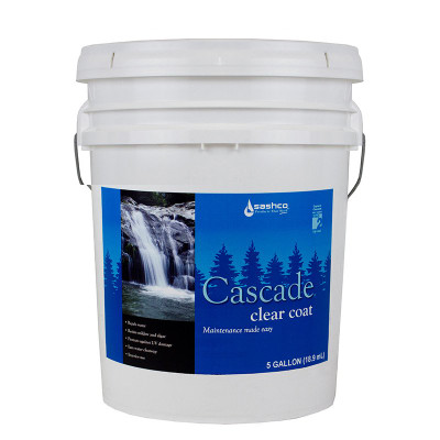 Sashco Cascade Clear Top Coat – 5 Gallon Pail