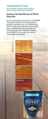 Expert Stain & Seal Transparent Fence & Deck Stain