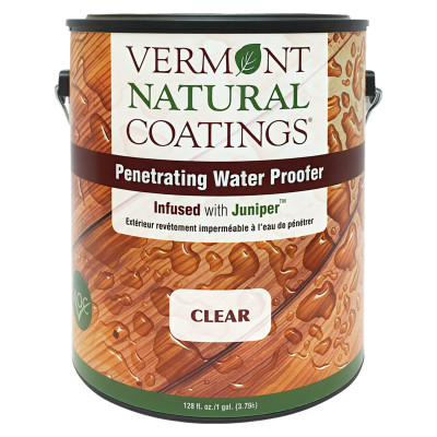 Vermont Natural Coatings Penetrating Waterproofer Infused With Juniper gallon can