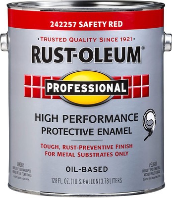 Rust-Oleum Professional High Performance Protective Enamel 100 VOC Safety Red
