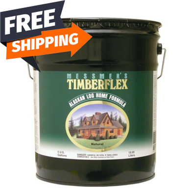 Messmers Timberflex Log Home Clear Topcoat for the Perfect Finish