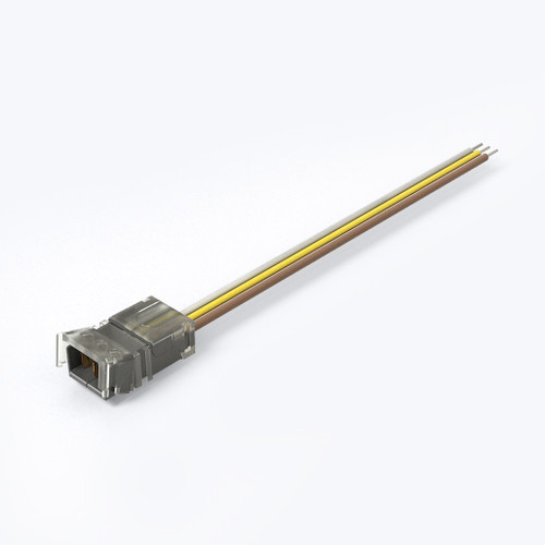 Create a quick and secure connection with the solderless grip connector to connect Dynamic Tunable White LED strips to wire, a power supply or a control system. Create a quick and secure connection with the solderless grip connector to connect Dynamic Tunable White LED strips to wire, a power supply or a control system.