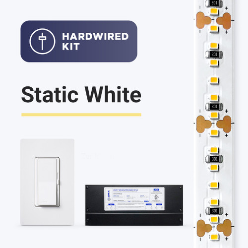 Static White - Hardwired Wall Dimmer Pro Kit - CRI up to 98 Static White - Hardwired Wall Dimmer Pro Kit - CRI up to 98