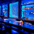 bar and restaurant lighting with RGB  color changing LED strip lights