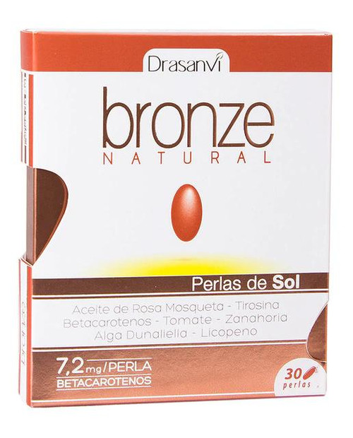 30 perlas bronze natural drasanvi
