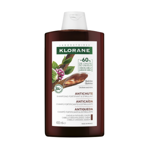 KLORANE Champú a la Quinina y Edelweiss Bio 400 ml