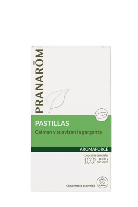 PRANAROM Aromaforce pastillas para la garganta 21 unidades