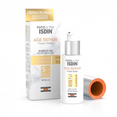 Isdin fotoultra age repair fusion water SPF 50 50 mL Isdin fotoultra age repair fusion water SPF 50 50 mL
