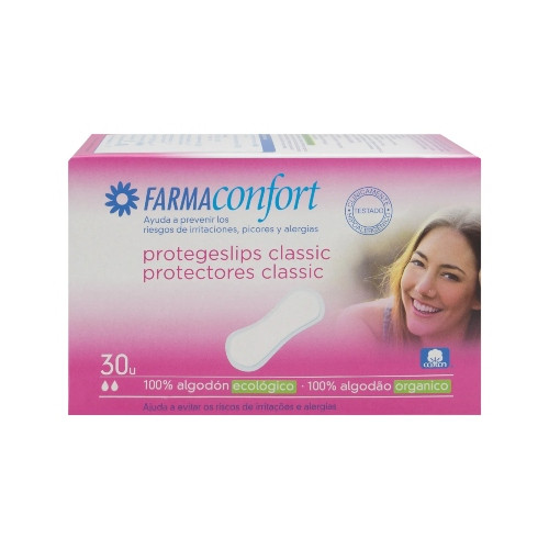 Protegeslips de algodón farmaconfort ultrafinos 24 U Protegeslips de algodón farmaconfort ultrafinos 24 U