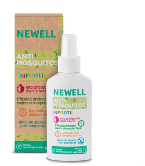 Newell protect spray solar infantil con citronela SPF50+ Newell protect spray solar infantil con citronela SPF50+