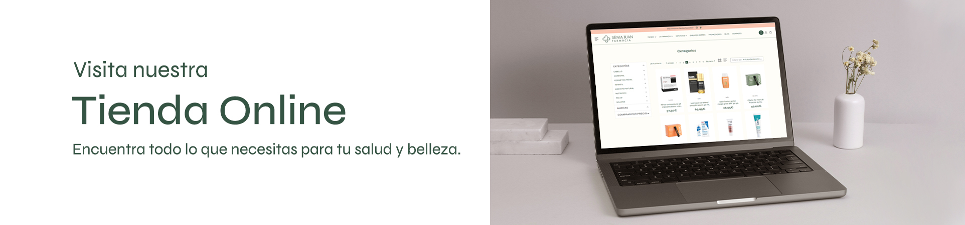 Visita la tienda online de Farmacia Xènia Juan en Roses, Girona