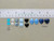 36pcs Resin Cabochons Sampler Set - Sweet Pastel - squares, flowers