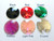 1 pc Acrylic Rhinestone Cabochon - Large 5 cm / 2 inch Faceted - assorted colours