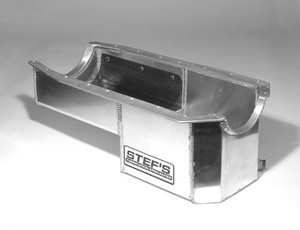 Stef's 1041 Big Block Chevy Gen IV Aluminum 6qt Oil Pan Baffled 2 Piece Seal