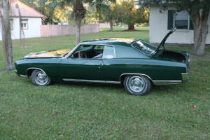 1970 Chevy Monte Carlo Project A/C SBC Bench Seat Automatic