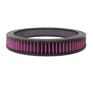 14" X 2" Red High-Flow Round Air Filter Cleaner Element 