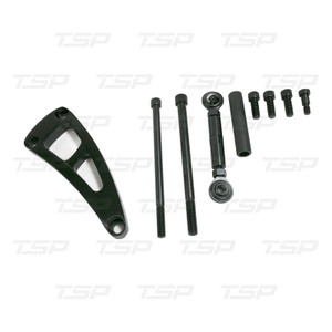 Big Block Chevy Long Water Pump Black Alternator Bracket Billet Aluminum