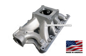 BMP 063415 Intake Manifold Ford Small Block 9.5 4150 Carb Flange