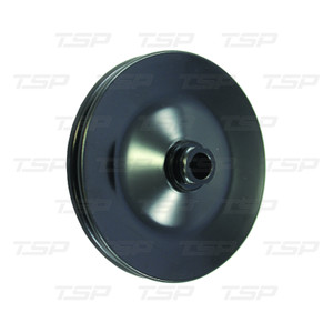 GM Chevy Saginaw Power Steering Pump Single-Groove Black Steel Pulley