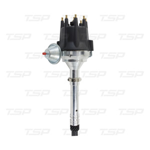 Black Cap Big Small Block Chevy V8 Pro Series Ready to Run Distributor  Adjustable Collar