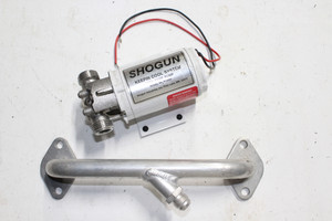 Shogun Big Block Chevy Remote Electric Water Pump Kit Aluminum Crossover Tube 
