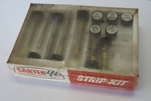 Carter 10-112 Strip Kit Thermo-Quad 6140 6545 Metering Rods Needle & Seats Jets 