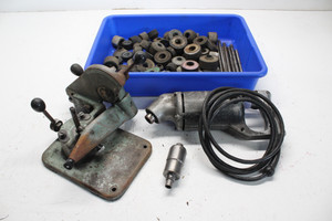 Kwik Way Valve Seat Grinder Kit Motor Pilots Pins Stones Dresser Holder 