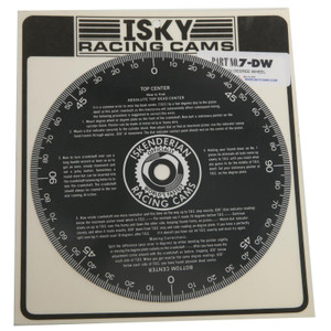 Isky Racing Cams 7-DW Black Aluminum 7" Degree Wheel 