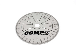 COMP Cams 4787 Sportsman Degree Wheel 7 1/2" White Ford Chevy Mopar