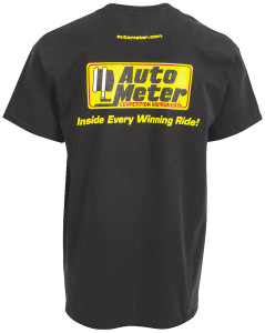 AutoMeter 0422 Winning Ride T-Shirt Competition Instruments Short Sleeve Black