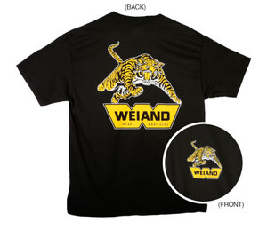 Weiand Intake Manifolds Tiger T-Shirt Retro Short Sleeve Cotton Black