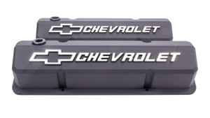 Proform 141-921 Small Block Chevy Black GM Licensed Tall Slant Edge Valve Covers