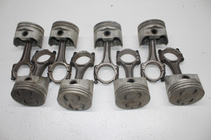 Ford TRW E7ZE-6110-HA Small Block 302 Forged Flat Top Pistons C80E-A Connecting Rods