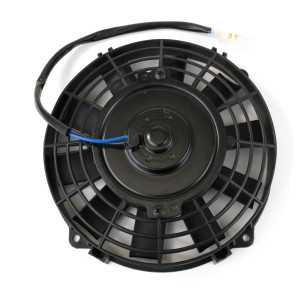 8" Universal Electric 12 Volt Cooling Fan 2 1/4" Deep 550 cfm Straight Blade