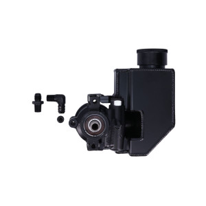 OEM Replacement GM Type II Black Power Steering Pump w Fabricated Integral Reservoir