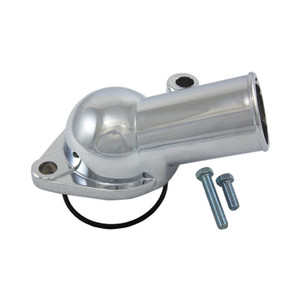 Big Small Block Chevy Chrome Zinc 15° O-ring Water Neck Thermostat Housing
