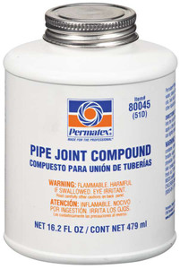 Permatex 80045 Pipe Joint Compound Thread Sealant Applicator Brush 16.2 oz