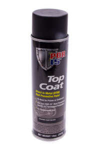 POR-15 45918 Top Coat Paint Semi Gloss Black 14oz Aerosol Spray Can